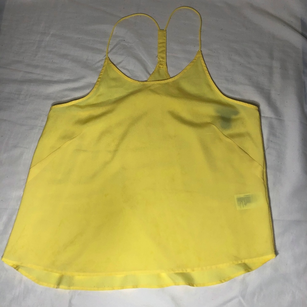 Yellow H&M Racerback Tank - Picture 2 of 5